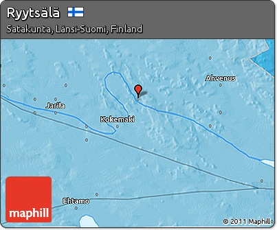 Political 3D Map of Ryytsälä