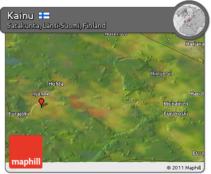 Satellite 3D Map of Kainu