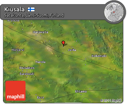 Satellite 3D Map of Kiusala