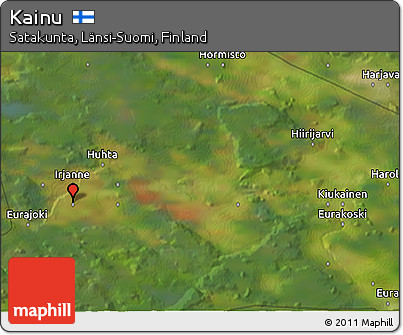 Satellite 3D Map of Kainu