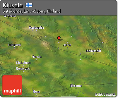 Satellite 3D Map of Kiusala