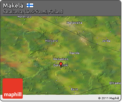 Satellite 3D Map of Mäkelä