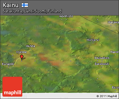 Satellite 3D Map of Kainu
