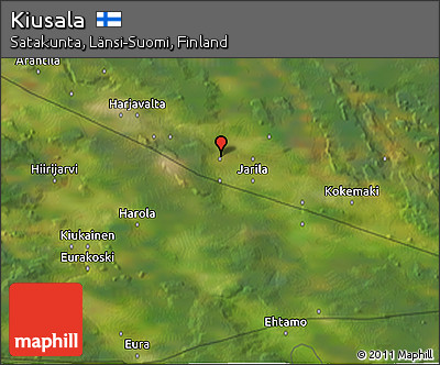 Satellite 3D Map of Kiusala