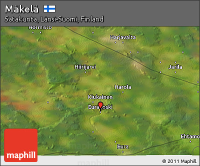 Satellite 3D Map of Mäkelä