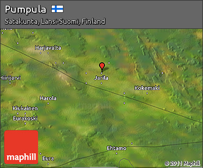 Satellite 3D Map of Pumpula