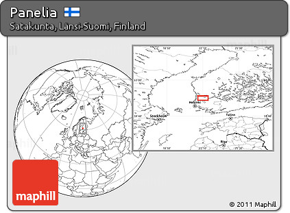 Blank Location Map of Panelia