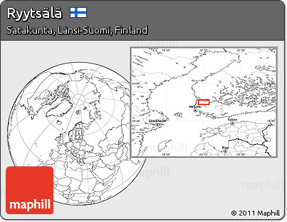 Blank Location Map of Ryytsälä