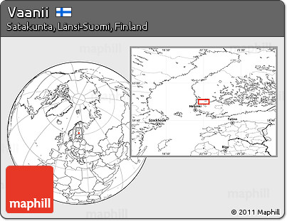 Blank Location Map of Vaanii