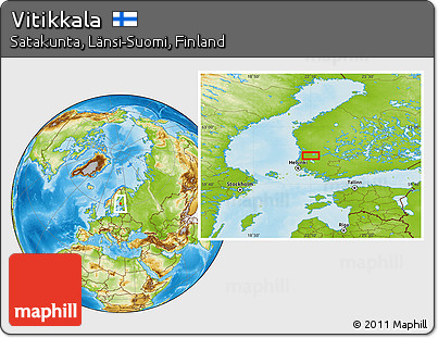 Physical Location Map of Vitikkala