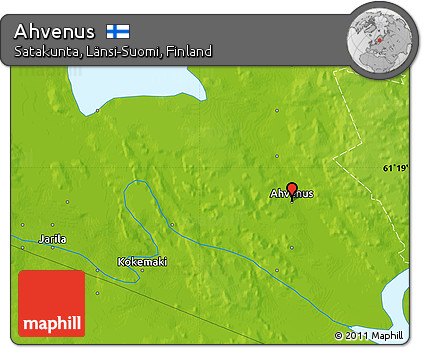 Physical Map of Ahvenus