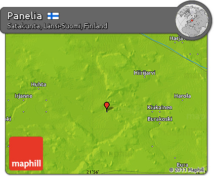 Physical Map of Panelia