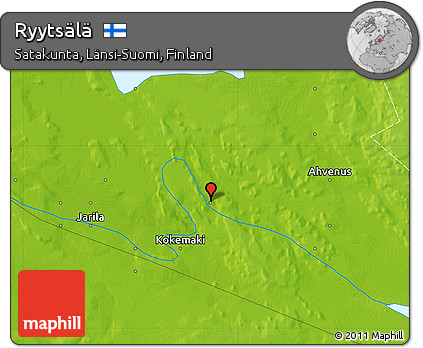 Physical Map of Ryytsälä