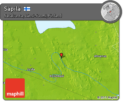 Physical Map of Säpilä