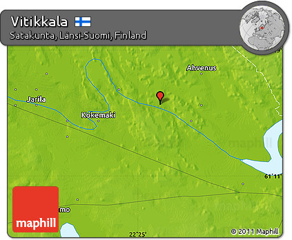 Physical Map of Vitikkala
