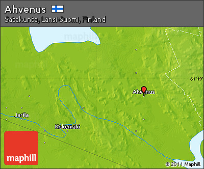 Physical Map of Ahvenus