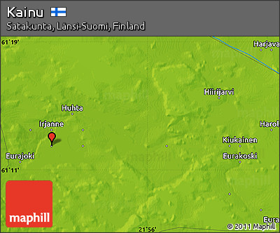 Physical Map of Kainu