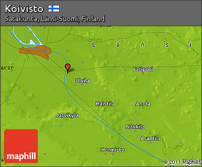 Physical Map of Koivisto