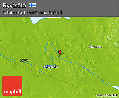 Physical Map of Ryytsälä
