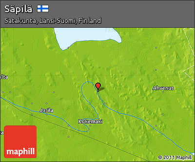 Physical Map of Säpilä