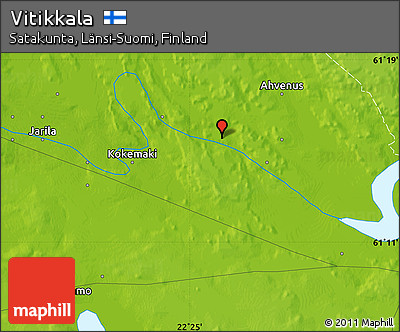 Physical Map of Vitikkala