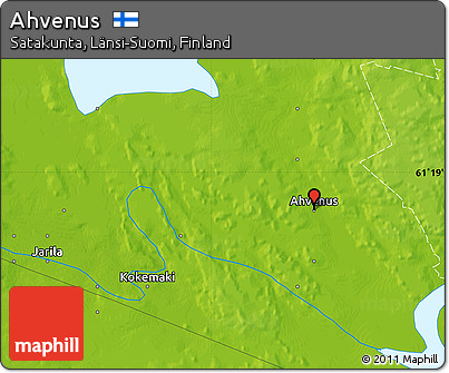 Physical Map of Ahvenus