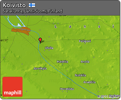 Physical Map of Koivisto