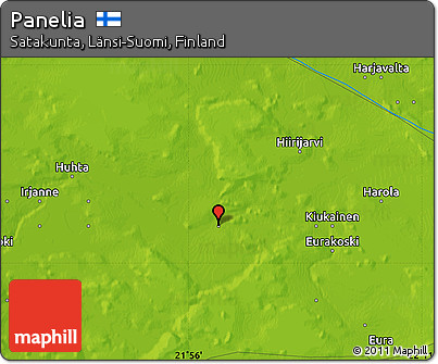 Physical Map of Panelia