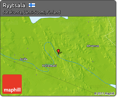 Physical Map of Ryytsälä