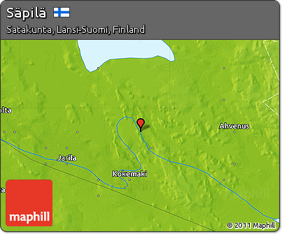 Physical Map of Säpilä