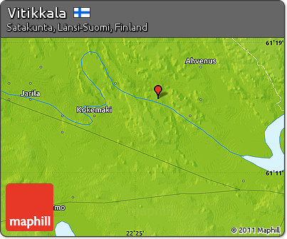 Physical Map of Vitikkala