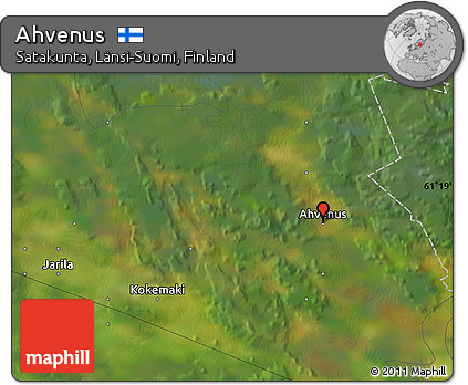 Satellite Map of Ahvenus