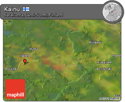 Satellite Map of Kainu