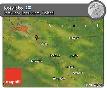 Satellite Map of Koivisto