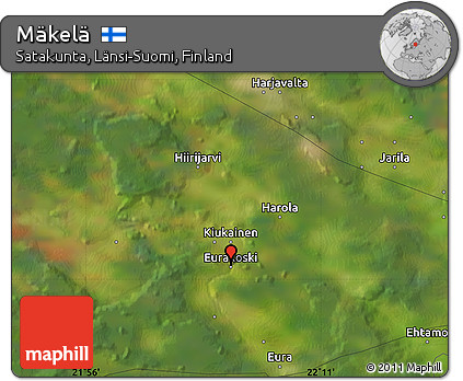Satellite Map of Mäkelä