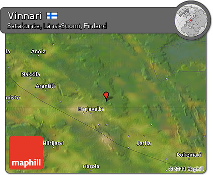 Satellite Map of Vinnari