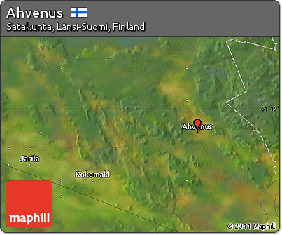 Satellite Map of Ahvenus