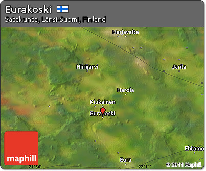 Satellite Map of Eurakoski