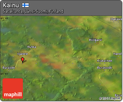 Satellite Map of Kainu