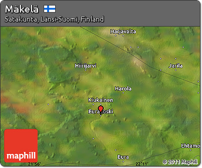 Satellite Map of Mäkelä