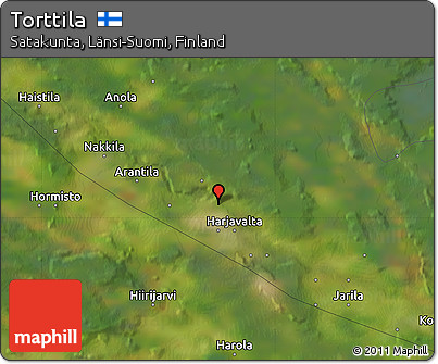 Satellite Map of Torttila