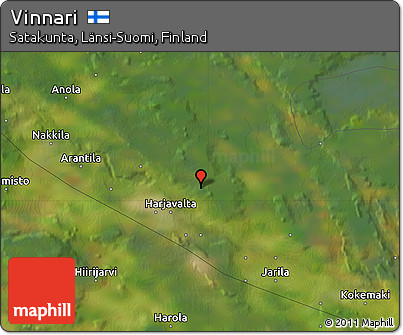 Satellite Map of Vinnari