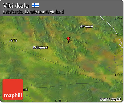 Satellite Map of Vitikkala