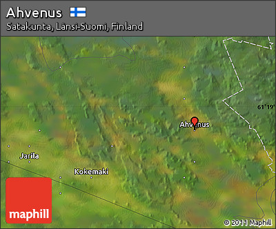 Satellite Map of Ahvenus