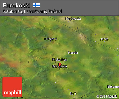 Satellite Map of Eurakoski