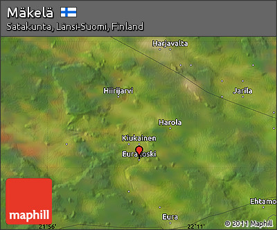 Satellite Map of Mäkelä