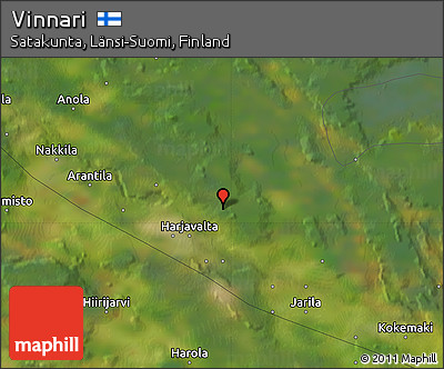 Satellite Map of Vinnari