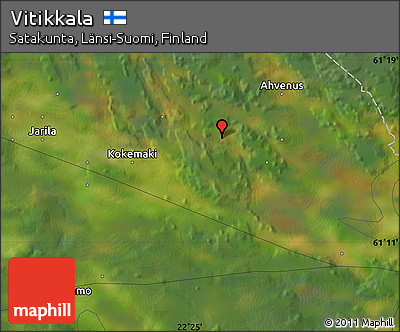 Satellite Map of Vitikkala