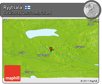 Physical Panoramic Map of Ryytsälä
