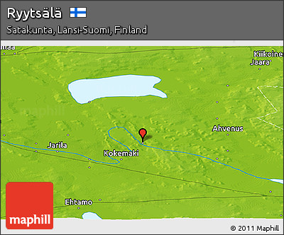 Physical Panoramic Map of Ryytsälä